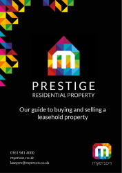 Myerson Prestige Guide to Leasehold Property