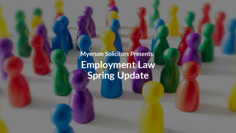 Seminar: Employment Law Spring Update