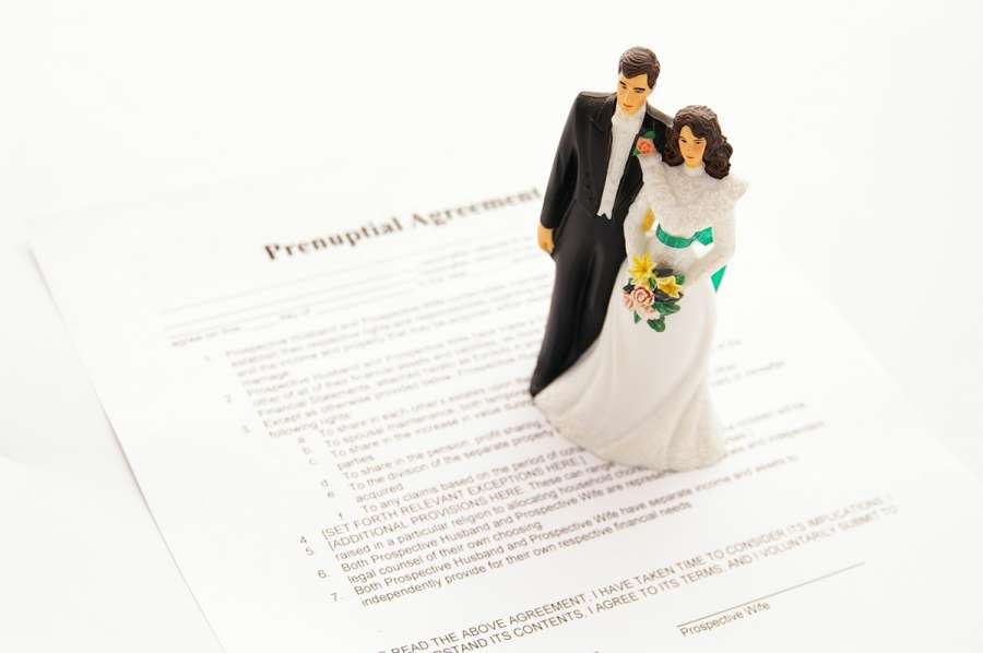 What can be included in a prenuptial agreement
