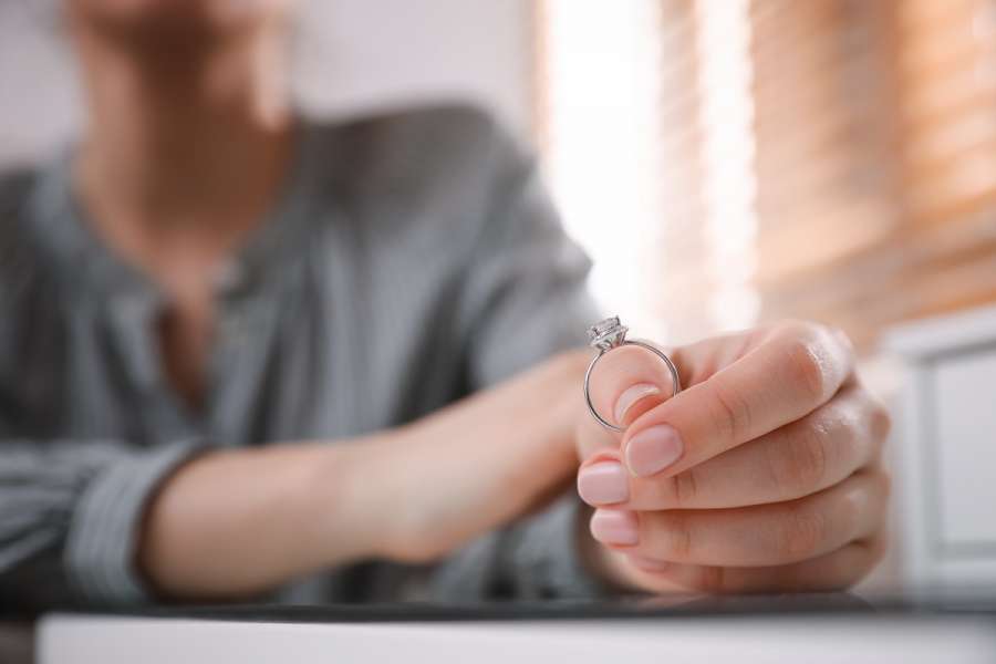 What happens to my engagement ring on divorce