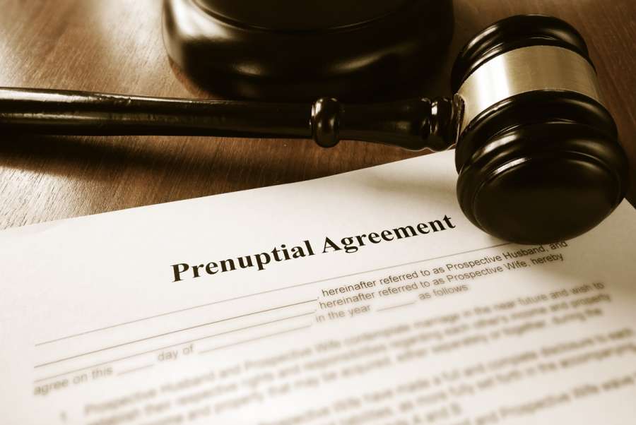 What should a prenuptial agreement include