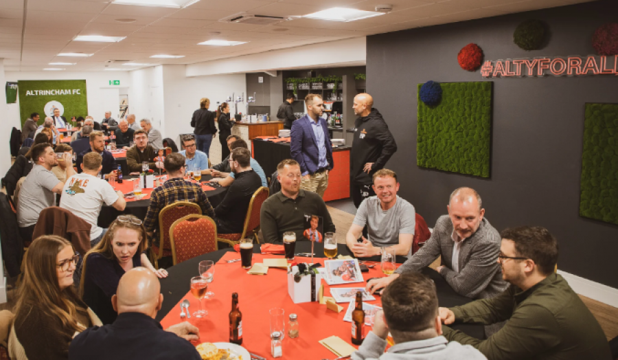 What types of hospitality packages do you offer for home games and how do you ensure they meet the needs and expectations of different customer segments