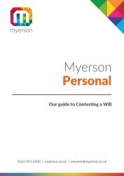 Myerson Guide Contesting a Will